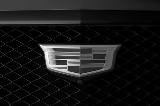 Bulletproof Escalade Cadillac logo black and silver